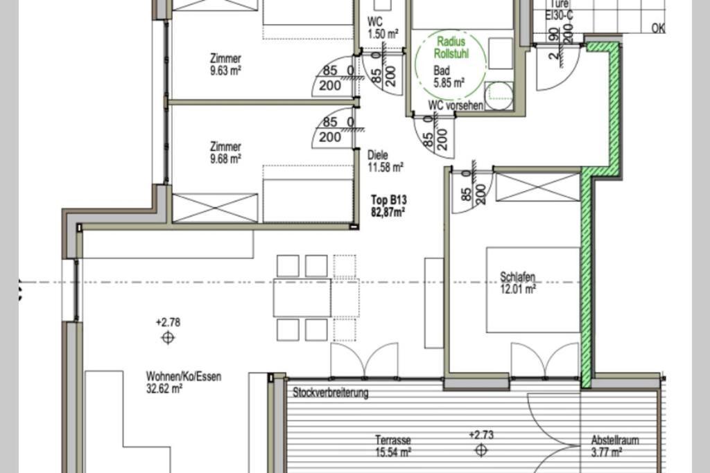 Terrassenwohnung In Praemierter Wohnanlage Klaus  Exteriér fotografie
